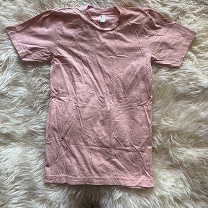 Vintage American Apparel TShirt Pale Pink-Women's XS-Never worn!